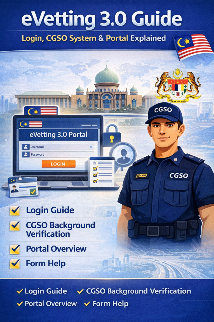 eVetting 3.0 Guide: Login, CGSO System & Portal Explained
